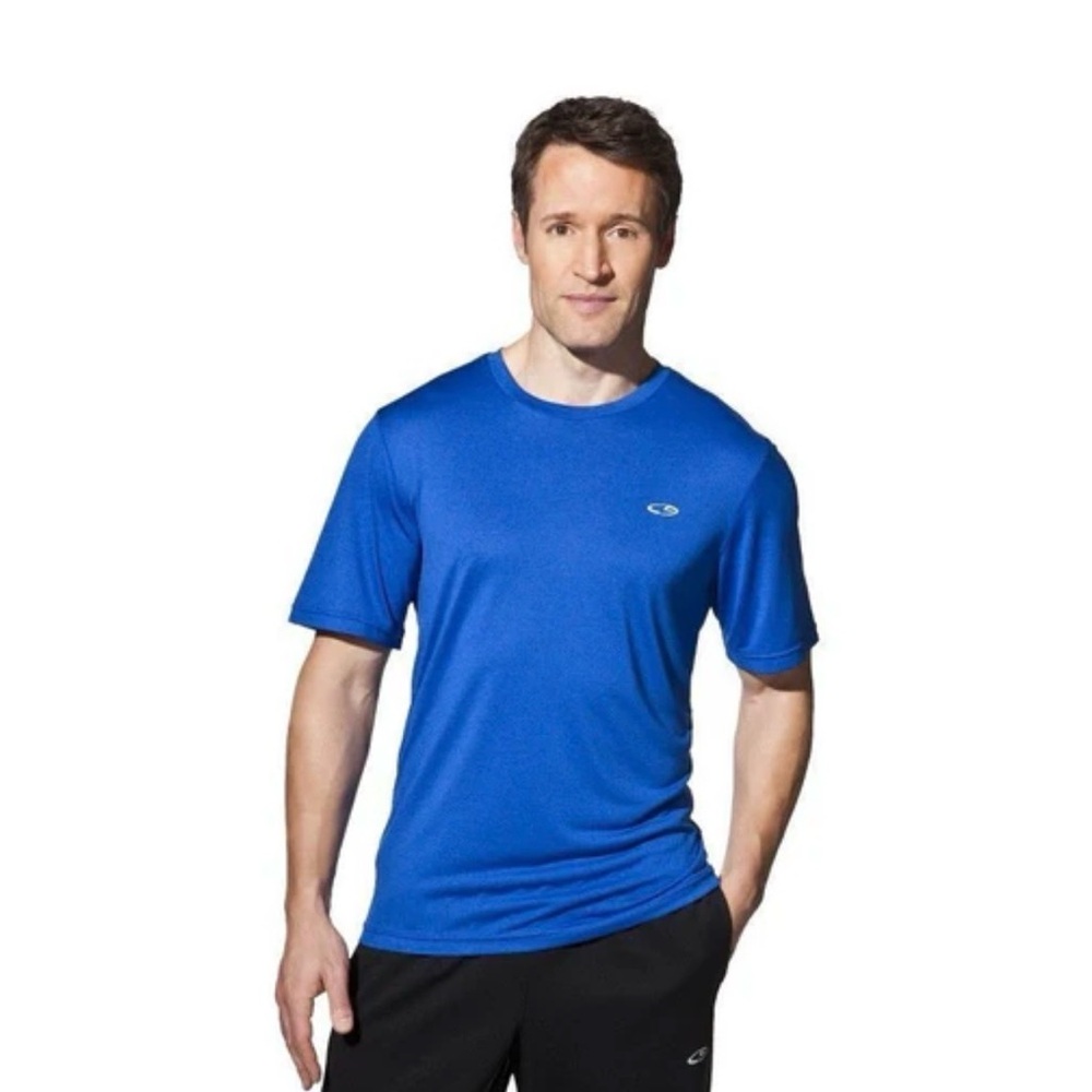 🐠NWT CHAMPION MEN’S DUODRY BLUE ATHLETIC SHIRT SIZE 2XL🐠